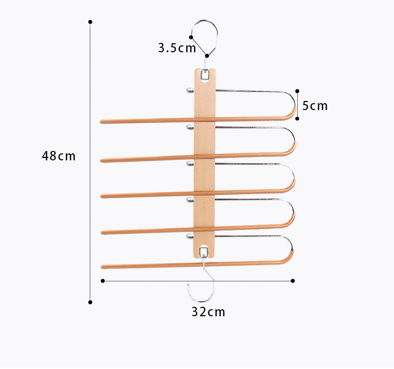 Multifunctional trouser rack home