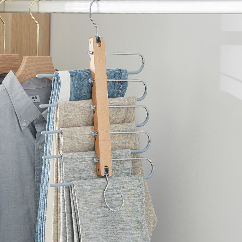 Multifunctional trouser rack home