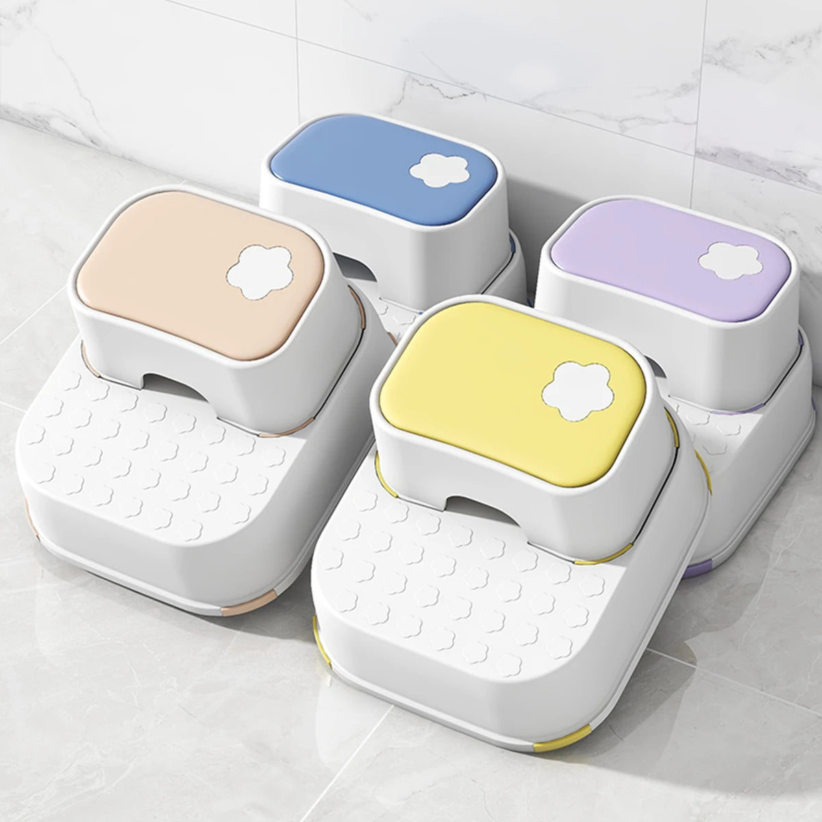 Non Slip Safety Training Stool Kid Step Stool Toddler Stool For Bathroom Washing Step Stool Bathroom Furniture Kid Feet Chair