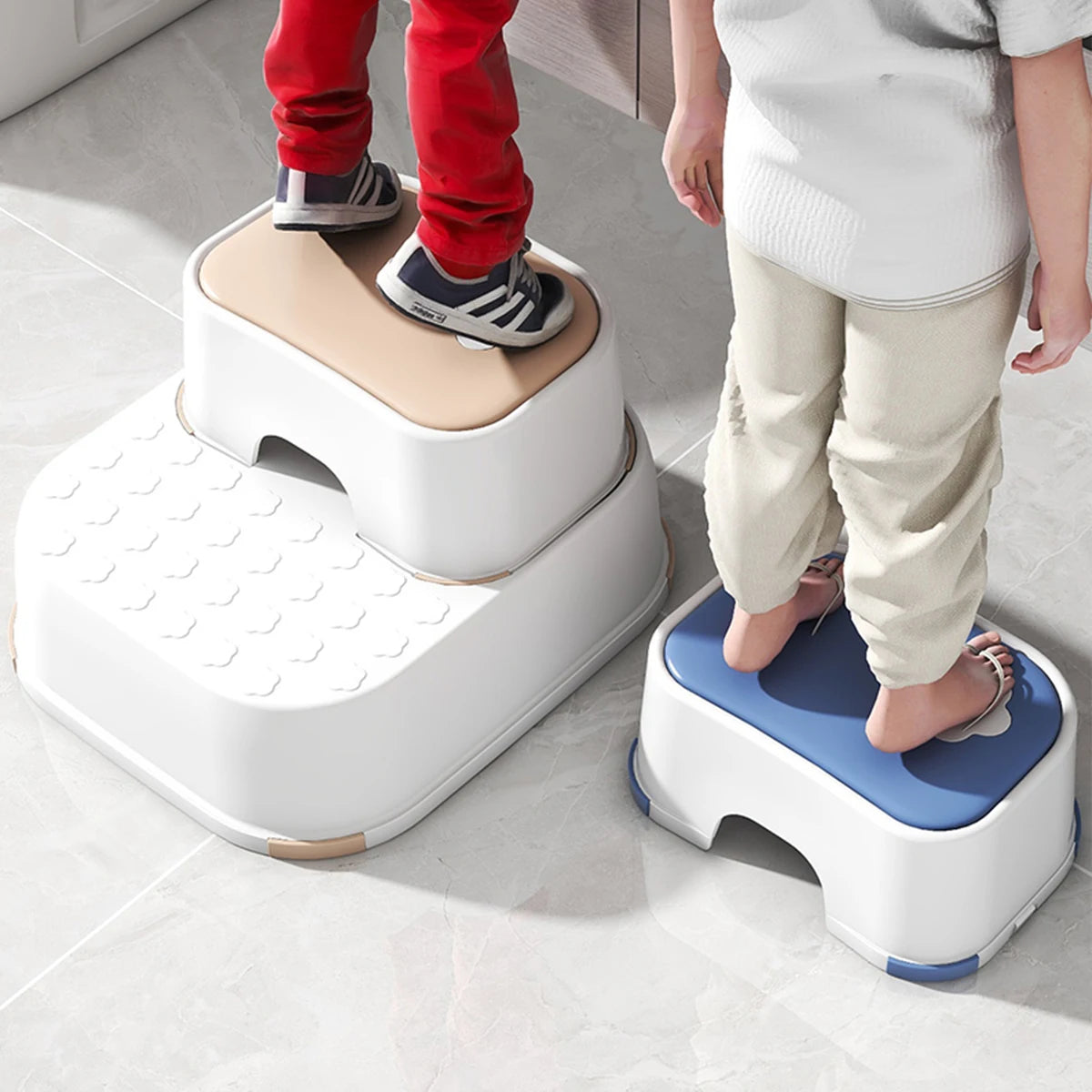 Non Slip Safety Training Stool Kid Step Stool Toddler Stool For Bathroom Washing Step Stool Bathroom Furniture Kid Feet Chair